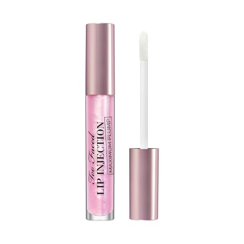Too Faced Lip Injection Maximum Plump Extra Strength Lip Plumper Gloss | Hydrating, Volumizing, + Plumping, 0.14 Fl Oz