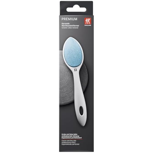 ZWILLING TWINOX Callus Remover, Premium Callus Plane Callus Rasp, Ceramic Stone, White