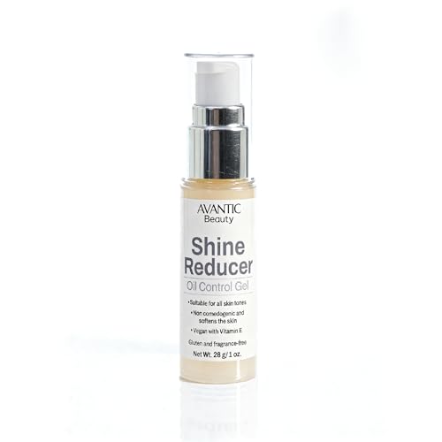 Avantic Shine Reducer for Men 1 Oz Oil Control Gel, Mattifying & Fragrance-Free