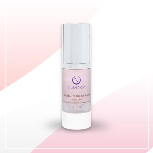 Professional Grade Flawless Makeup Primer ? Smooth, Hydrating, Dewy Base With Plant Oils, Ceramides & Seaweed Extracts | Vegan & Cruelty-Free | 1 oz