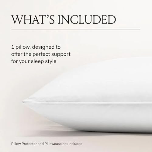 Boll & Branch Down Alternative Pillow, Standard, Medium – 1 Pillows
