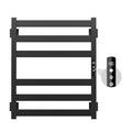 Stainless Steel Towel Warmer Rack 6 Bars - 26 Inch Wall-Mounted Model - Waterproof & Touchscreen Control - Suitable for Spa & Home
