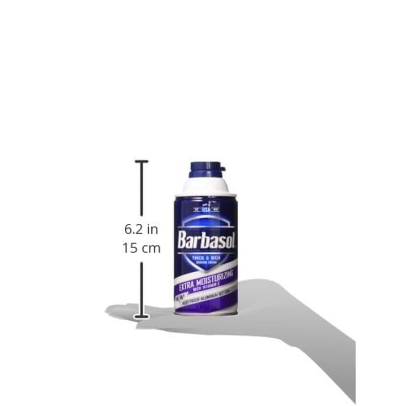 Barbasol Extra Moisturizing With Vitamin E Shaving Cream, 10 oz., 2 Piece