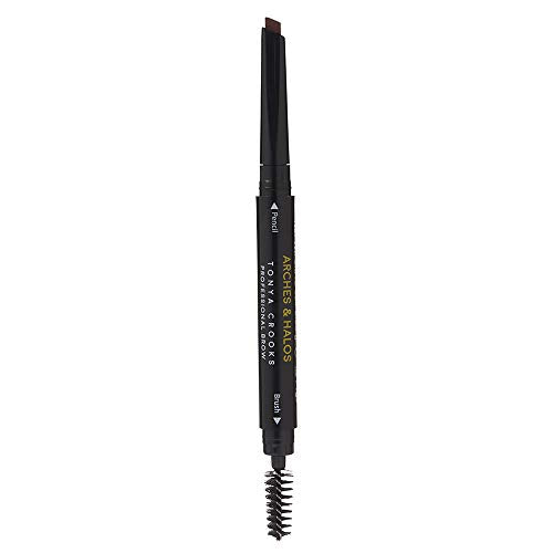 Angled Brow Shading Pencil Set - Double Sided Eyebrow Filler & Spoolie - Auburn - 0.012 oz x2