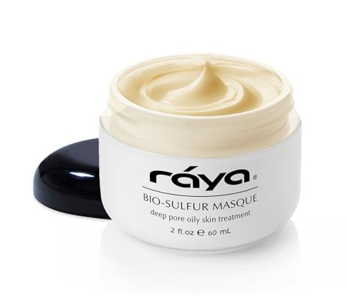 Raya Bio-Sulfur Masque Facial Clay Mask for Oily Skin with Vitamin B - Pore Purifying