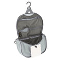 Sea to Summit Small Hanging Toiletry Bag, Extra Compact Travel Organizer for Minimalist Adventures, HighRise Grey
