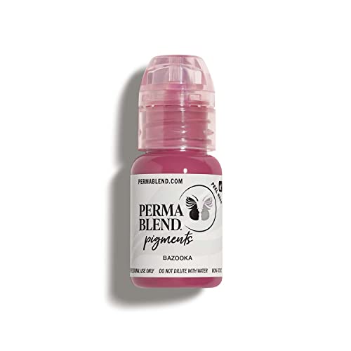 Bright Pink Microblading Ink for Lip Tattoo & Lip Blush - Vegan, 0.5 oz