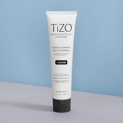TIZO Gentle Amino Gel Facial Cleanser for All Skin Types - Hydrating & Nourishing