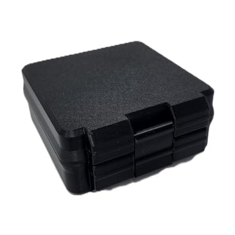 3D Printed - 3ml Vial Storage Case - Freezer Safe Hard Shell Peptide Case for Home, Fridge, Travel (Black/Black, 25 3ml Vials)