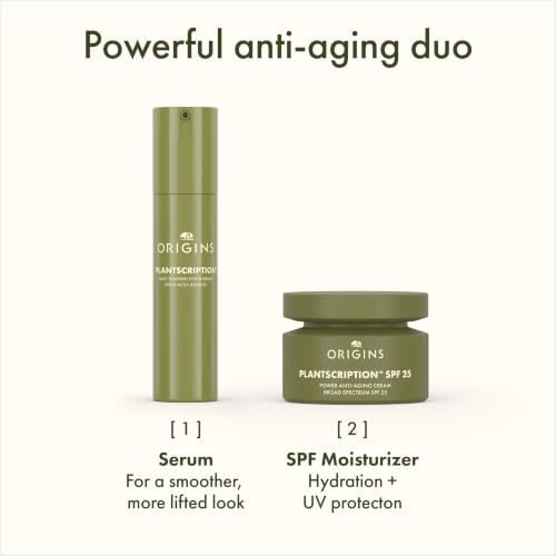 Origins Plantscription SPF 25 Anti-Aging Face Moisturizer with Peptides & Hyaluronic Acid 1.7oz
