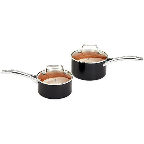 Copper 10-Piece Ceramic Nonstick Cookware Set - Induction, Oven & Dishwasher Safe