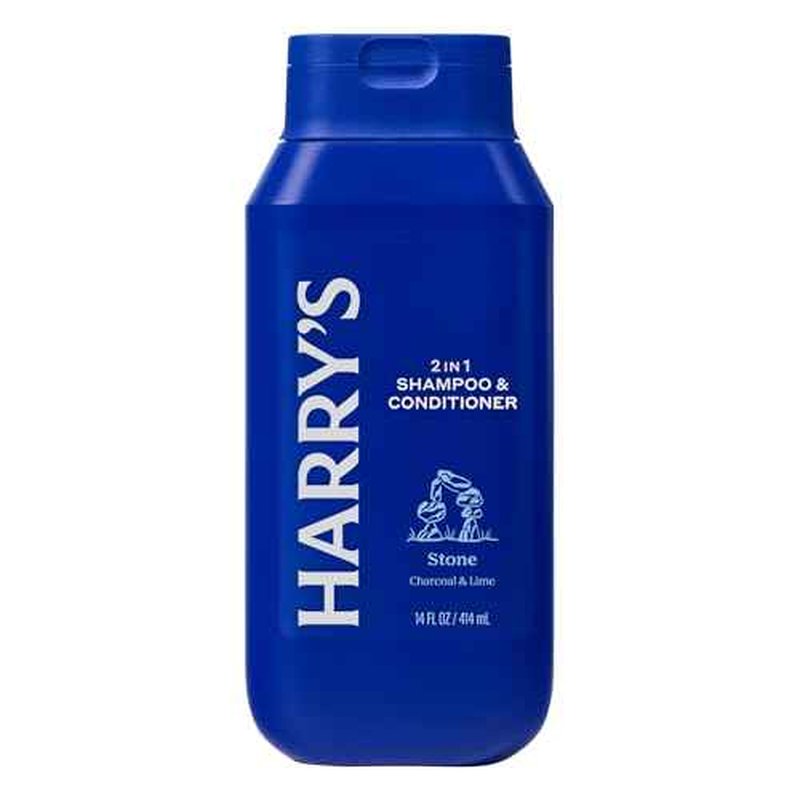 Harry's Men's 2 in 1 Shampoo and Conditioner for All Hair Types - New Stone Scent - (3 Pack) 14 fl oz - No Parabens or Sulfates