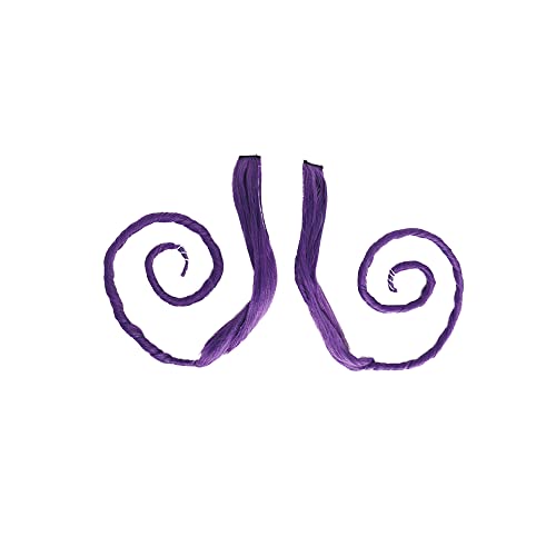 Purple Cosplay Wig Short Wavy Hair for Halloween & Anime Events