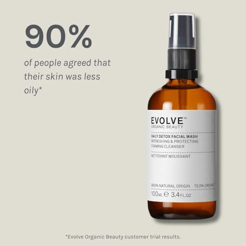 Evolve Organic Beauty Daily Detox Facial Wash 3.4 fl oz - Refillable Pack