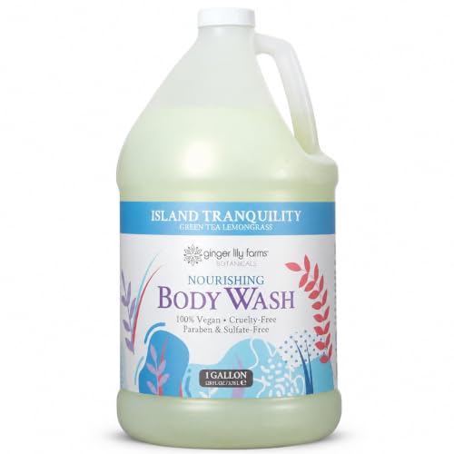 Ginger Lily Farms Botanicals Island Tranquility Body Wash 128oz - Nourishing & Vegan