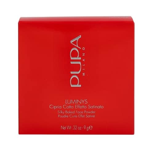 Pupa Baked Powder - Luminys Silky Baked Face Powder with Satin Effect (01 Ivory Beige)
