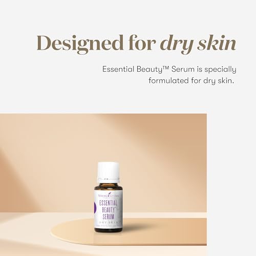 Young Living Essential Beauty Serum (Dry), 15ml | Facial Care | Skincare for Dry Skin | Daily Moisturizes and Refreshes | Suitable for Face and Neck | Self-Care Essential