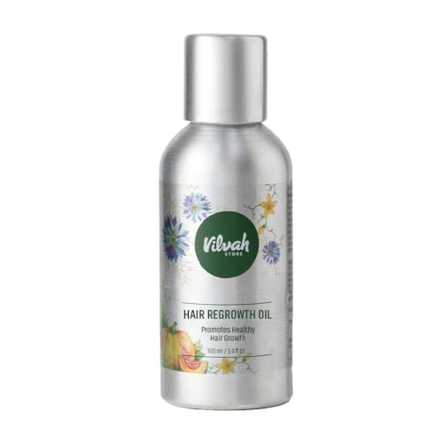 Vilvah Hair Oil with Black Seed & Pumpkin Seed Oil for Hair Growth 100ml