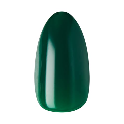 KISS Impress Press-On Manicure Fake Nails, In My Head - Medium Length, Almond Shape, Polish-Free Solid Color Mani, Includes Prep Pad, Mini File, Manicure Stick, and 30 Fake Nails