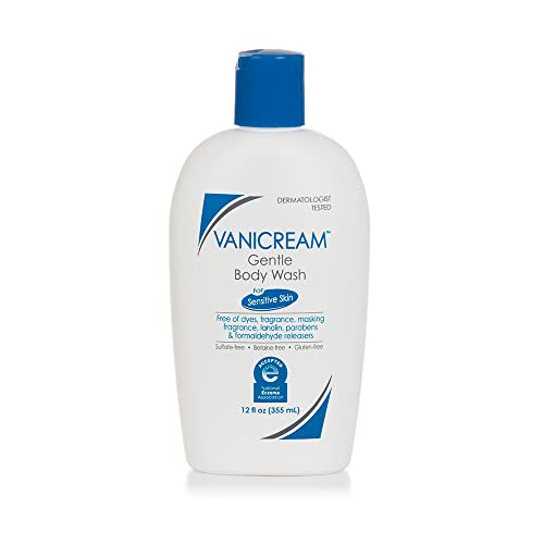 Vanicream Aluminum-Free Gel Deodorant - 2 oz - Unscented Formula for Sensitive Skin & Gentle Body Wash -12 fl oz - Formulated Without Common Irritants for Those with Sensitive Skin