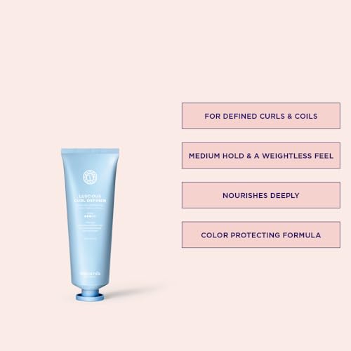 Maria Nila Luscious Curl Definer Hydrating Gel 4.2 Fl Oz - Light Hold, Vegan, Swedish Made