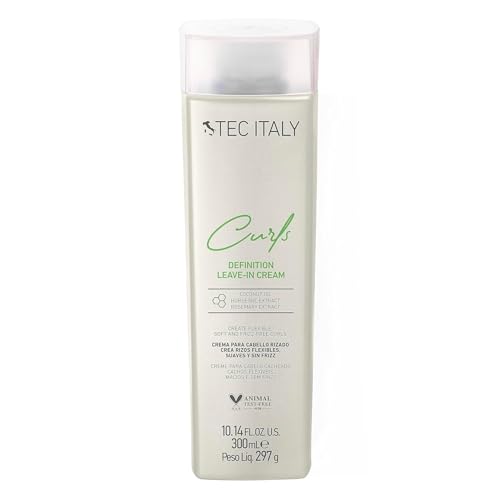 Tec Italy Curl Defining Leave-In Hair Cream for Curly & Wavy Hair 10.14 fl oz