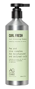 AG Care Curl Fresh Hydrating Shampoo with Pea & Rice Amino Acids - New Collection, 12 Fl Oz