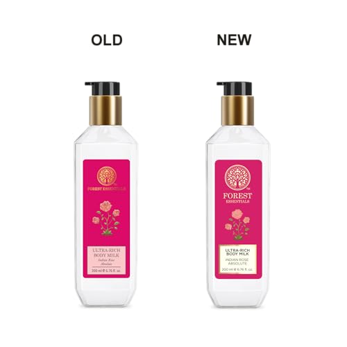 Forest Essentials Indian Rose Absolute Body Lotion 200ml - Ultra Rich Moisturizer for Smooth Skin