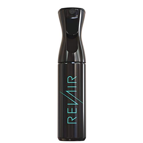 RevAir Fine Mist Spray Bottle 10oz Continuous Water Spray for Hair & Beauty