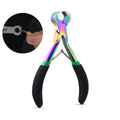 My Hair Tools Keratin Bond Cutter Rainbow Rubber Grip for Hair Extensions