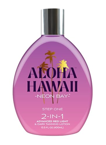 Brown Sugar Aloha Hawaii Neon Bay Red Light Tanning Lotion 13.5 Fl Oz