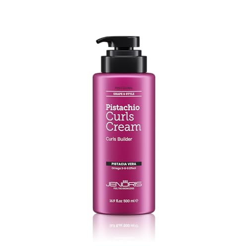 Jenoris 1oz Curl Styling Cream with Pistachio Oil for Frizz-Free Natural Hair