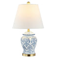 Juliana Chinoiserie Ceramic Urn Table Lamp - Blue & White, 22.25 Inch