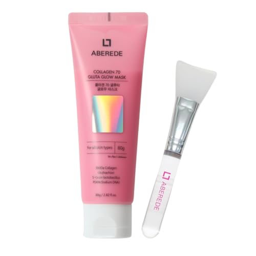 Korean Collagen Glow Mask with PDRN & Glutathione - Hydrating Peel-Off for Firming & Radiance