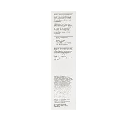 Doc & Glo Big Money Glo Cooling Body Scrub, Peppermint & Rosemary Scent, 6.5 Fl Oz