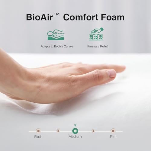 Novilla Blue Twin 6 Inch Hybrid Mattress – Bonnell Spring & Foam, CertiPUR-US