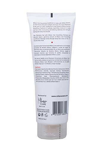Keratin Hair Shampoo and Conditioner Set for Nourished, Smooth Hair