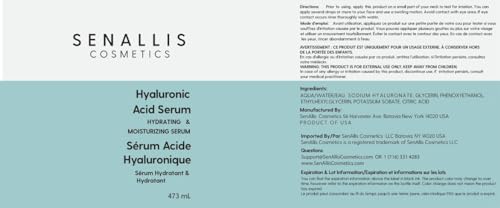 18 Fl Oz Hyaluronic Acid Serum Pack of 2 - Anti-Aging & Hydrating Facial Moisturizer