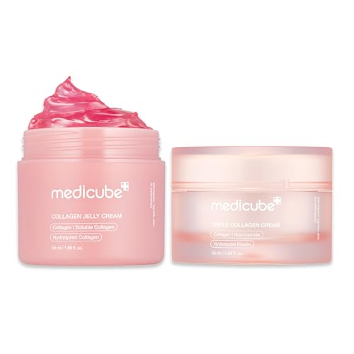 Collagen Jelly & Triple Collagen Cream Duo for Firming & Hydration - Korean Skin Care