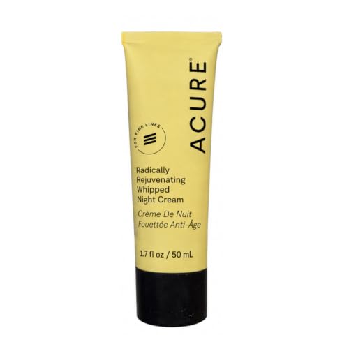 Unscented Acure Radically Rejuvenating Whipped Night Cream - Anti-Aging, 1.7 fl oz