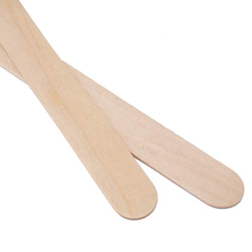 Hedume 1200 Pack Large Wide Wax Sticks, Wood Wax Spatula Applicator, Body Hair Removal Craft Sticks Applicator Spatula