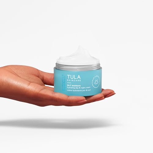 TULA Skin Care 24-7 Hydrating Day & Night Cream 1.5 oz. + Cult Classic Purifying Face Cleanser Travel Size 1 oz., 2 Piece Set