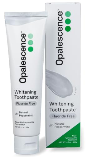 Opalescence Peppermint Nano Hydroxyapatite Fluoride-Free Toothpaste 4.7oz - Sensitive Teeth, Deep Clean, Stain Removal