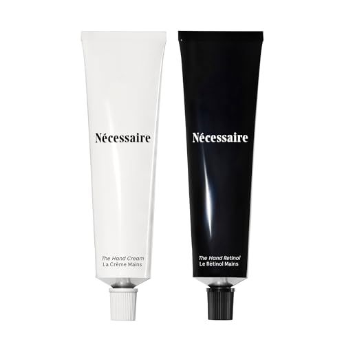 Fragrance-Free Hand Duo Set - Hand Cream & Retinol Treatment for Dry Hands