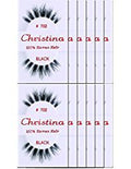 Christina Eyelashes 702 12 Pack Natural Black Strip Lashes