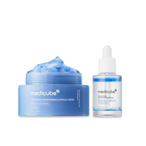 Hydrating Hyaluronic Acid Serum & Cream Duo for Deep Moisture & Plumping