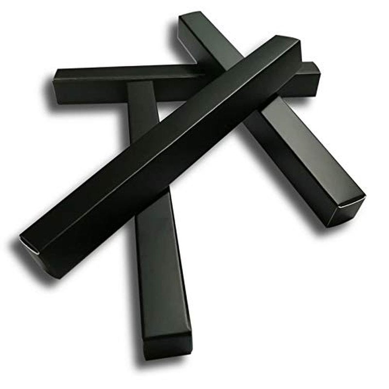 50 Pcs Eyeliner Packaging Boxes, 5.7x0.63x0.63 Inch Twist Pen Wrapping Box, Black Matte Cuticle Oil Pen Package Boxes