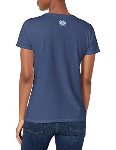 Life is Good Women's Crusher Vee T-Shirt - Darkest Blue, Small