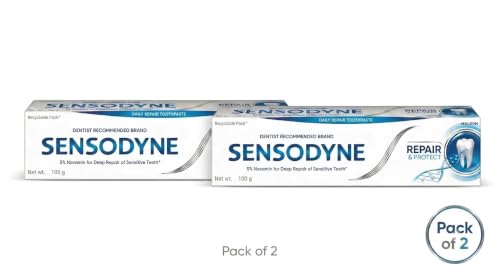 Sensodyne Repair & Protect Toothpaste 100g Pack of 2 - Indian Version