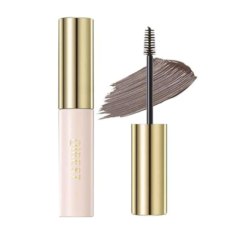 Brocharm Brow Gel Waterproof for Soft Ful Brows Eyebrow Tint Eye Brow Gel Smudge-Proof, Long Lasting Definition, Vegan & Cruelty Free (01 Olive Brown, 1 Count (Pack of 1))